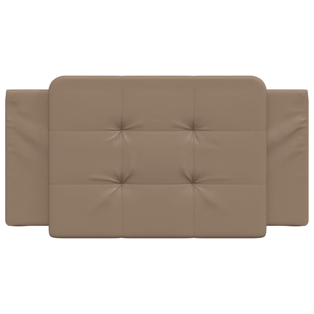 Almofadão de cabeceira zadar 100 cm couro artificial cappuccino