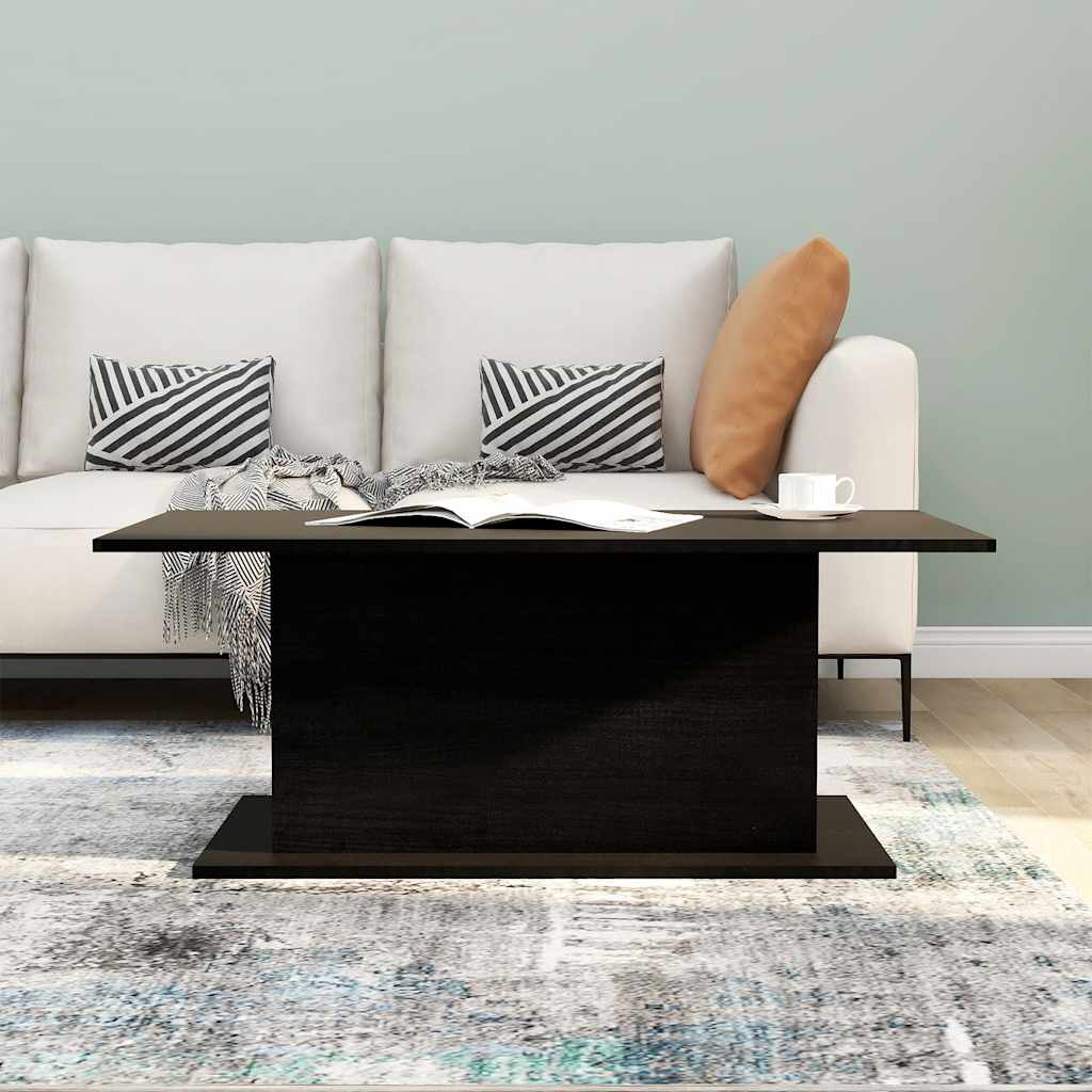 Mesa de centro 102x55,5x40 cm derivados de madeira preto