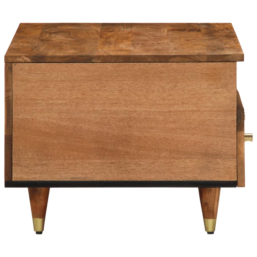 Mesa de centro 80x54x40 cm madeira de mangueira maciça