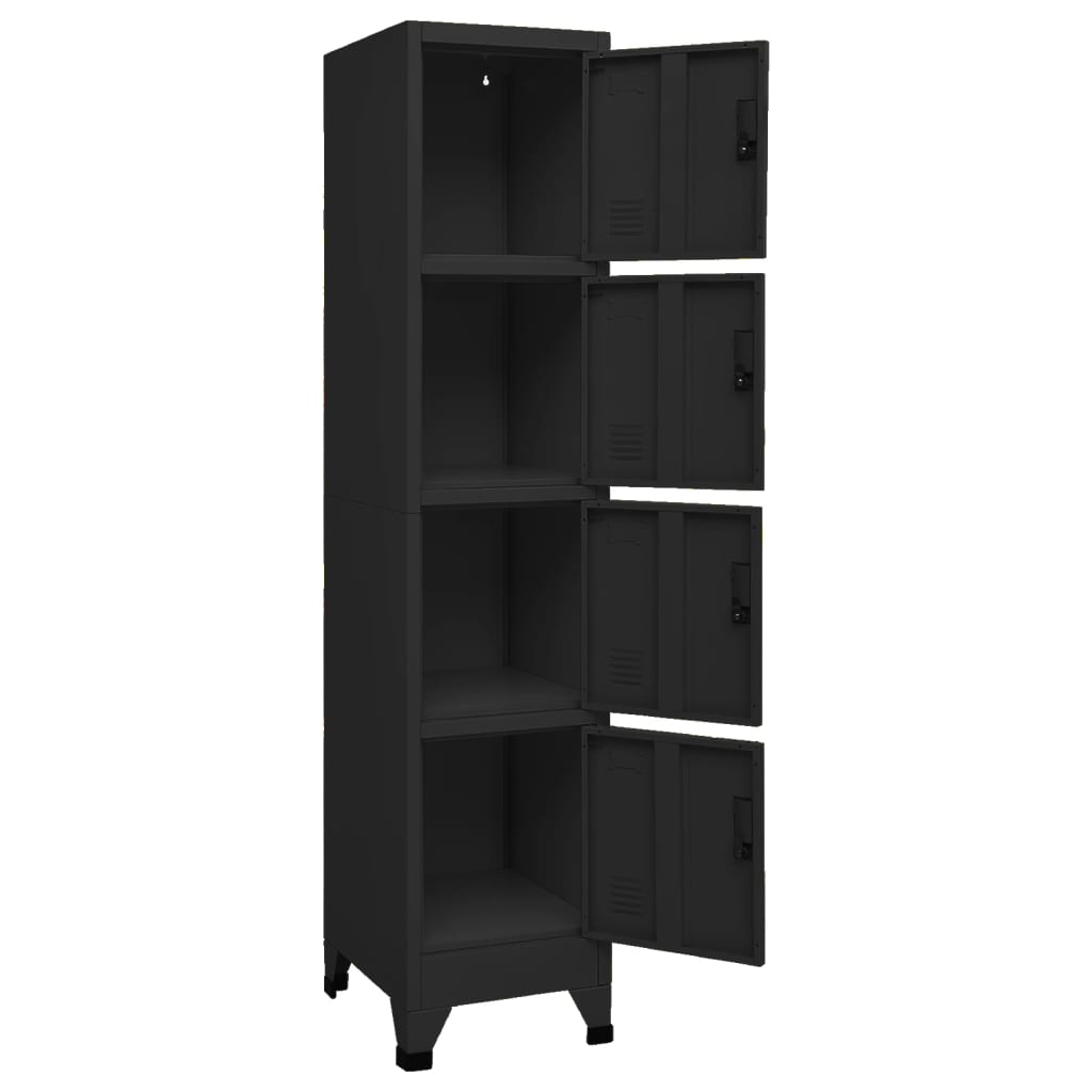 Cacifo 38x45x180 cm aço preto