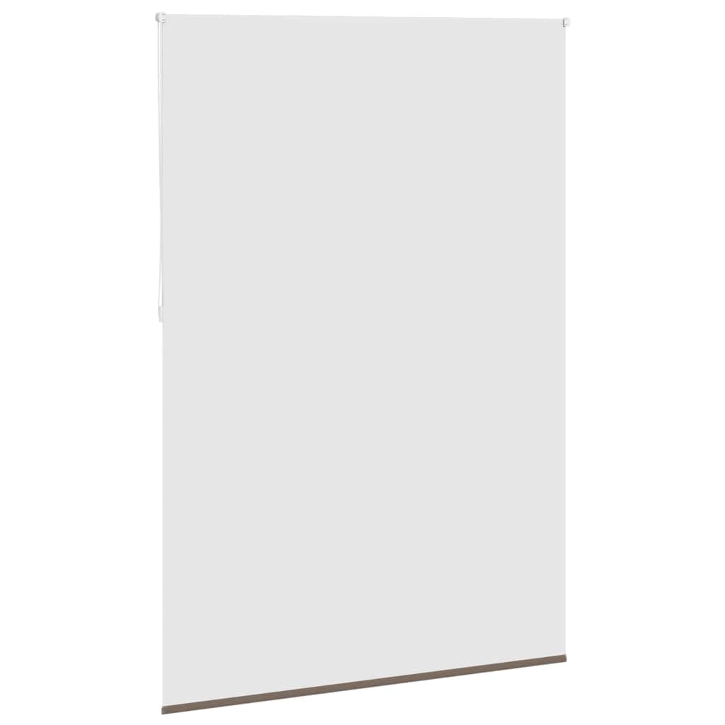 Cortina de rolo blackout, 144,4 x 230 cm, largura do tecido 140 cm, cor café.