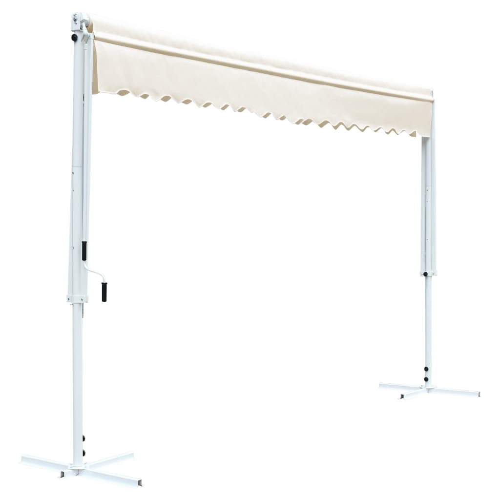 Toldo de pé 600x300 cm creme