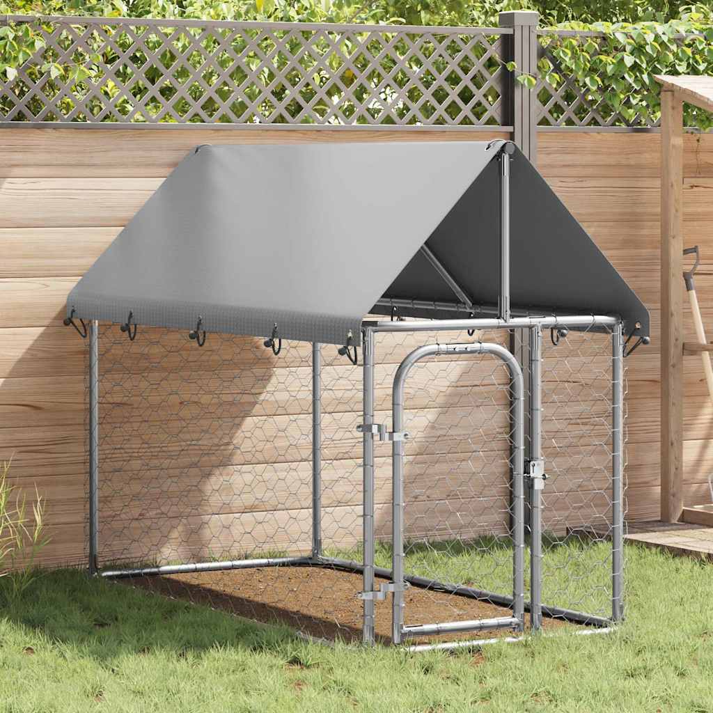 Canil de exterior com telhado 200x100x150 cm