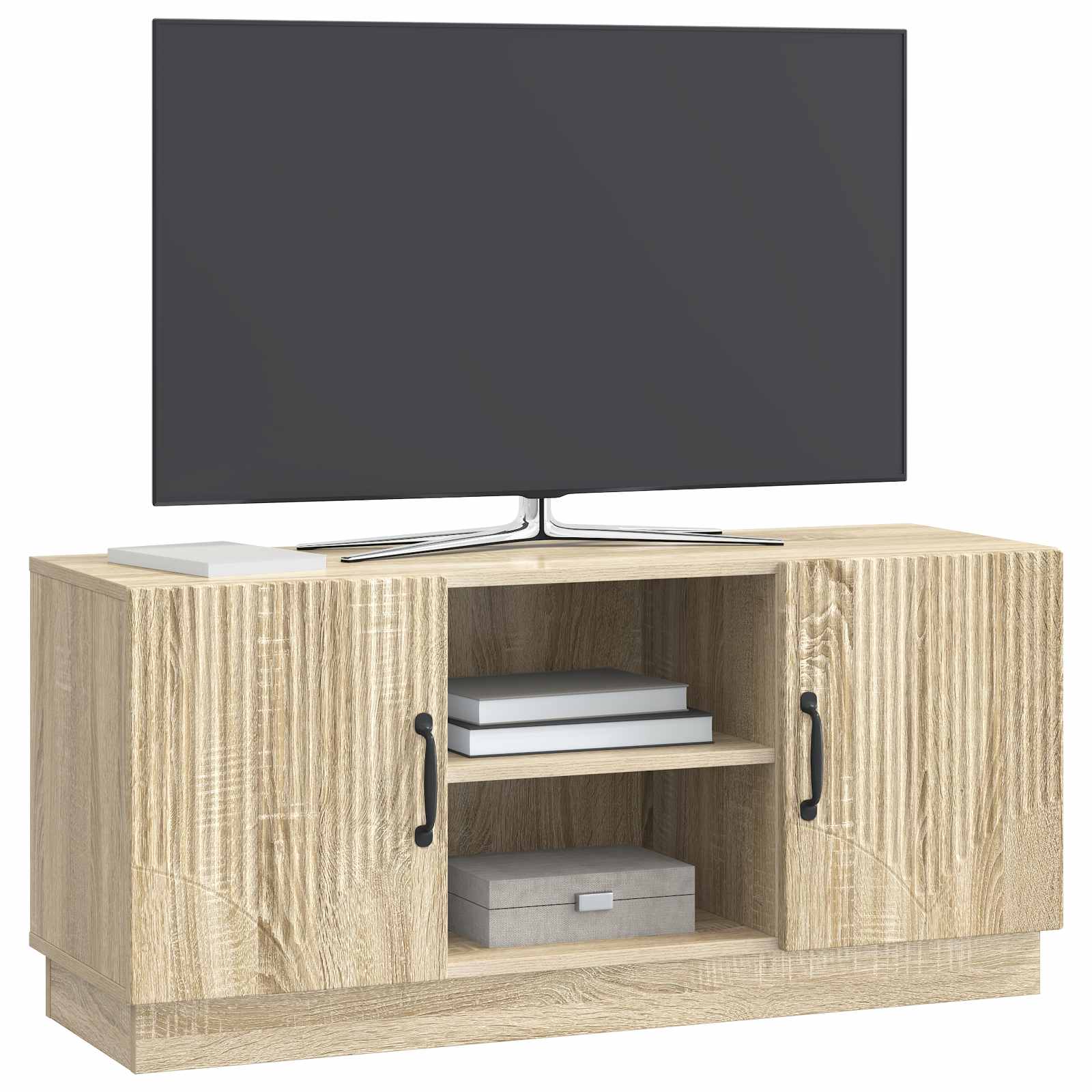 Gabinete para TV carvalho sonoma 102 x 34,5 x 47 cm
