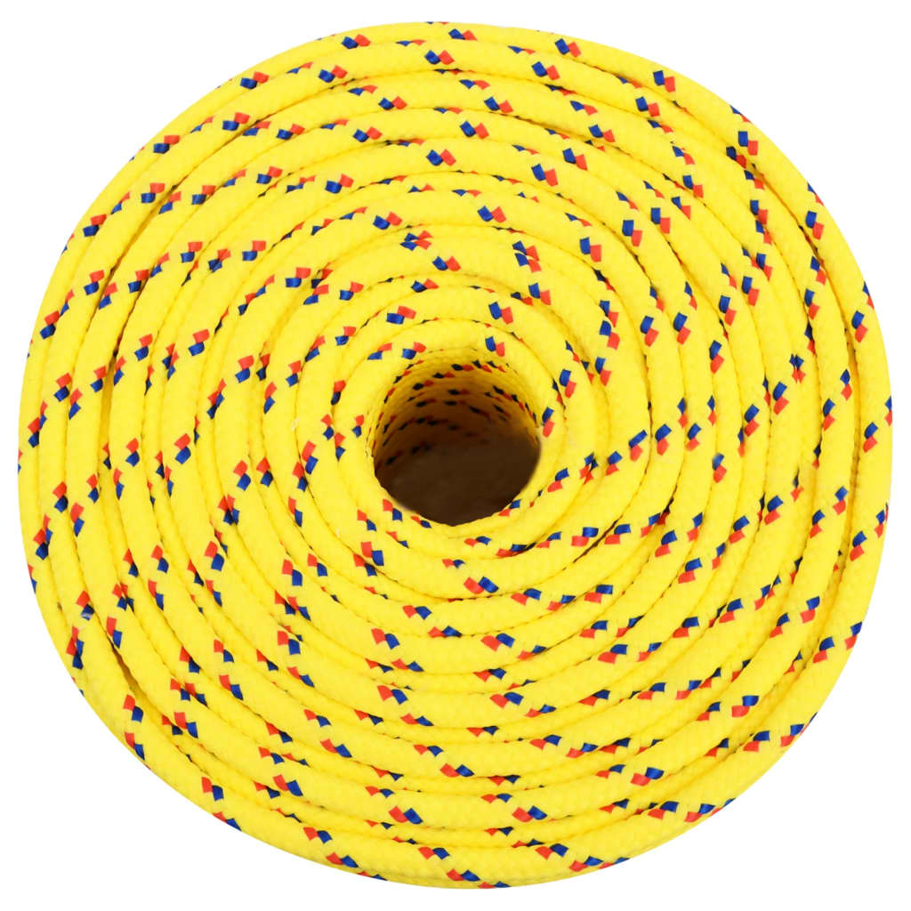 Corda de barco 10 mm 100 m polipropileno amarelo