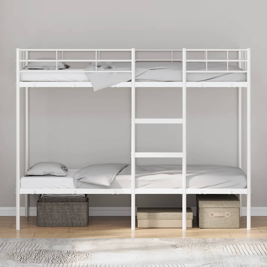 Beliche sem colchão 80x200 cm aço branco