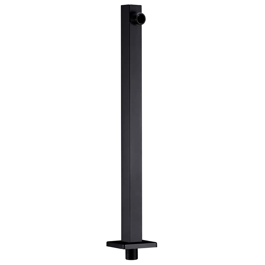 Braço de apoio chuveiro quadrado aço inox. 201 40 cm preto