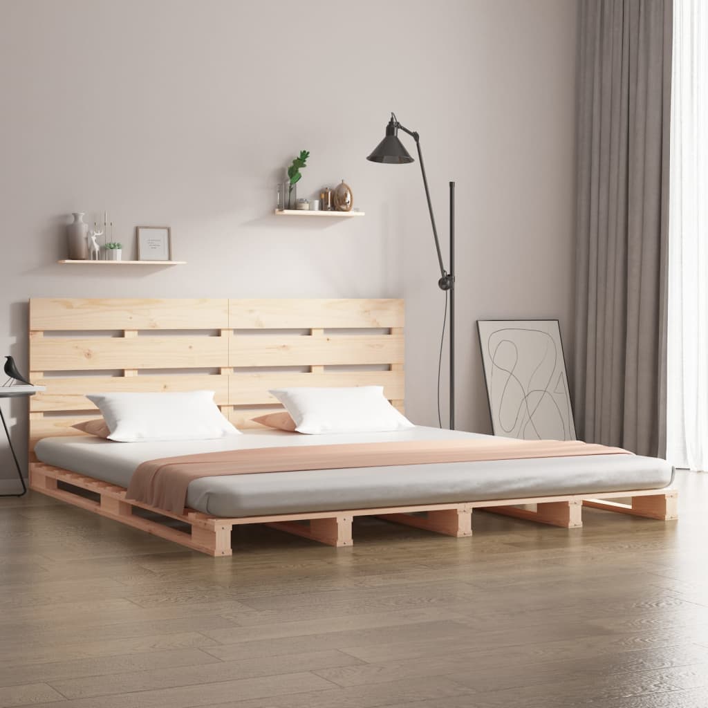 Estrutura cama pequena de casal 120x190 cm madeira pinho maciça