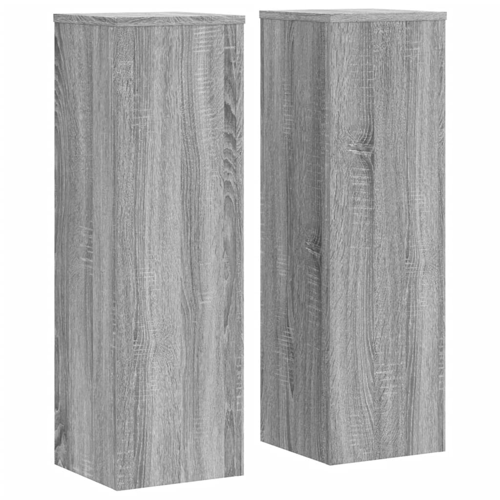 Suportes p/ plantas 2 pcs 25x25x80 cm derivados de madeira