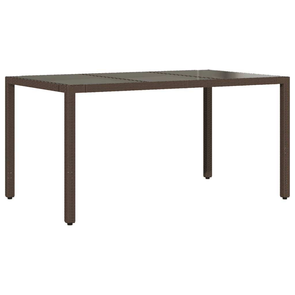 7 Pcs conjunto jantar p/ jardim c/ almofadões vime PE castanho