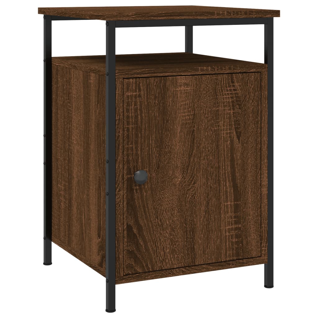 Mesas cabeceira 2pcs 40x42x60cm deriv.madeira carvalho castanho