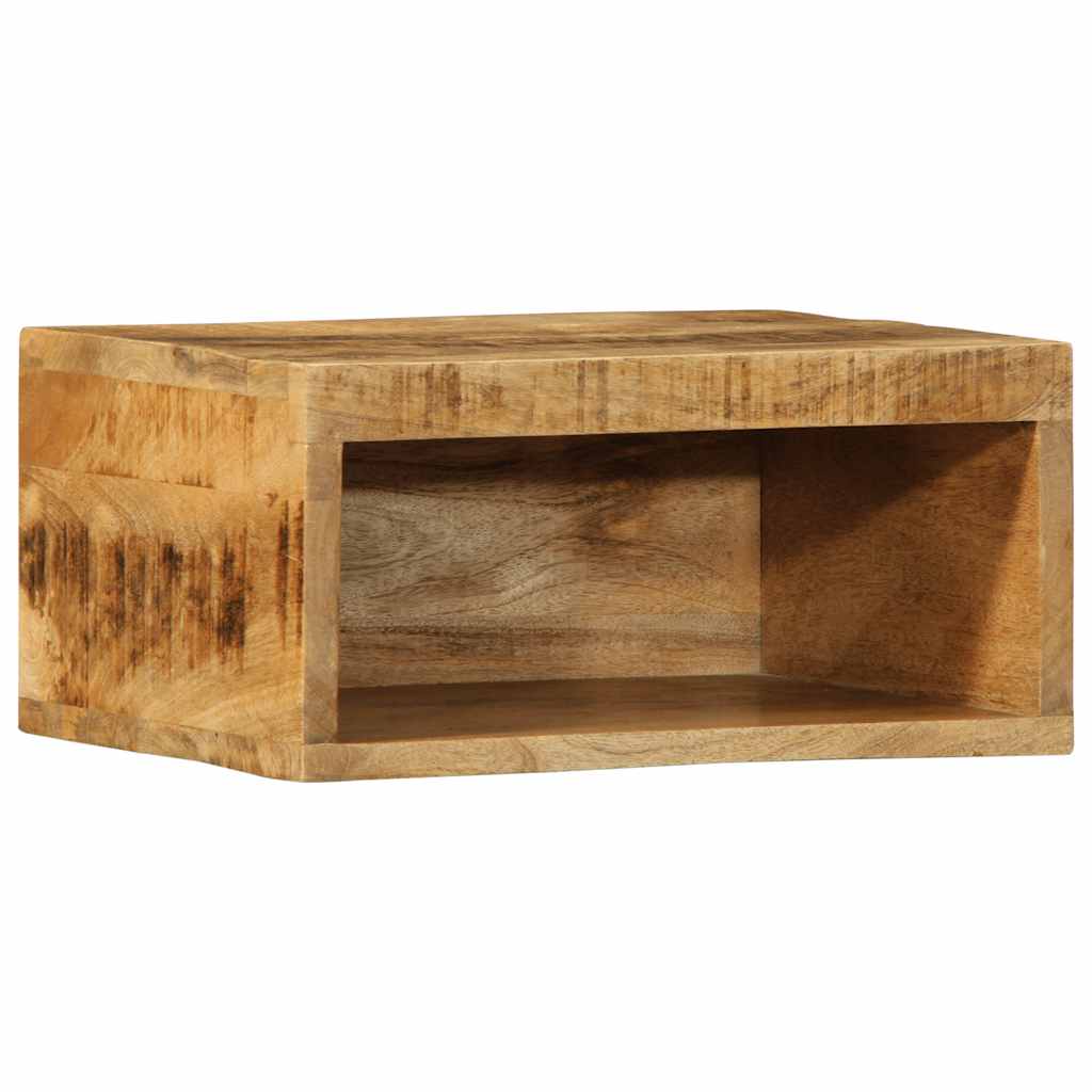 Armários de TV para parede 2pcs madeira mangueira áspera maciça