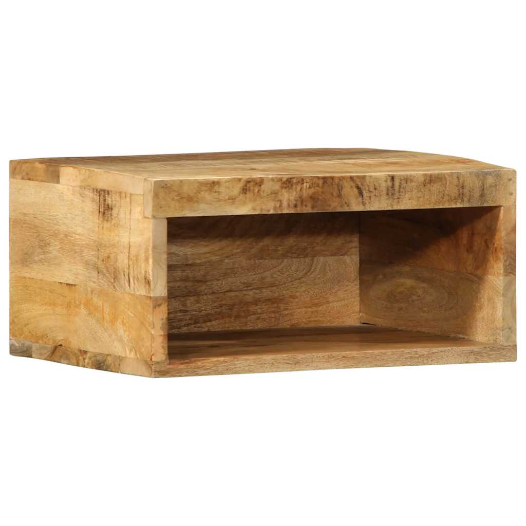 Armários de TV para parede 2pcs madeira mangueira áspera maciça