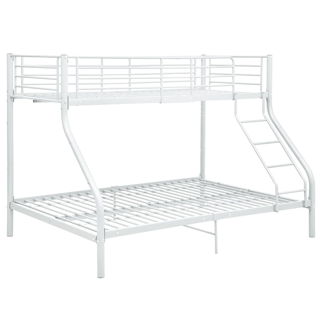 Estrutura de beliche 140x200/90x200 cm metal branco