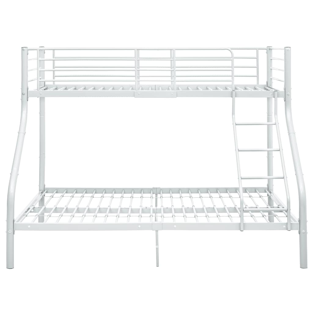 Estrutura de beliche 140x200/90x200 cm metal branco