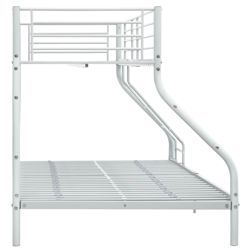Estrutura de beliche 140x200/90x200 cm metal branco