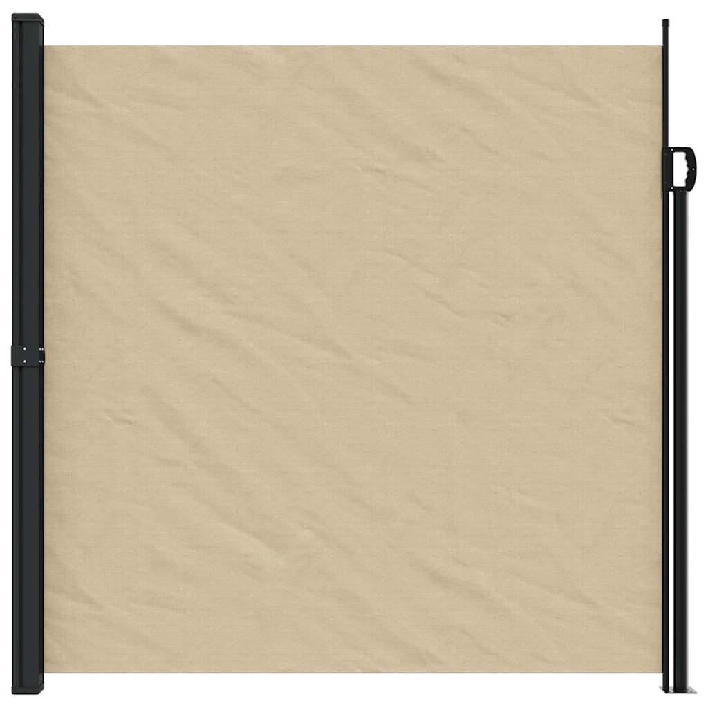 Toldo lateral retrátil 200x500 cm bege