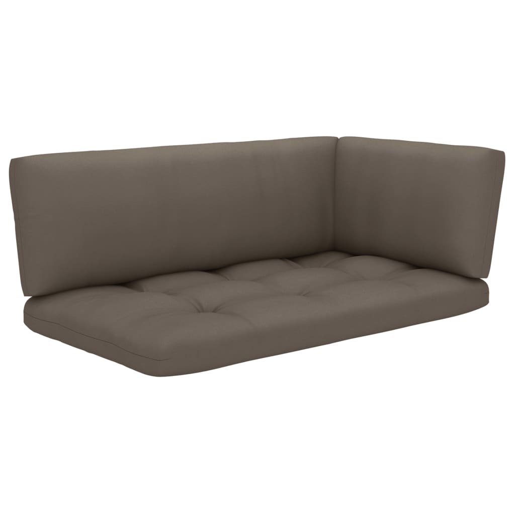 4 Pcs conjunto lounge paletes pinho impregnado castanho mel