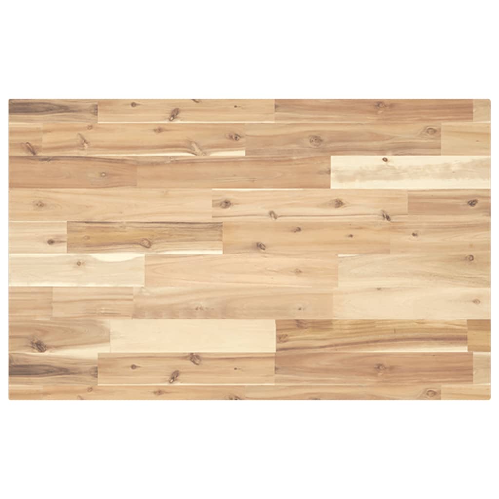Tampo p/ móvel casa de banho 120x50x4 acácia maciça não tratada