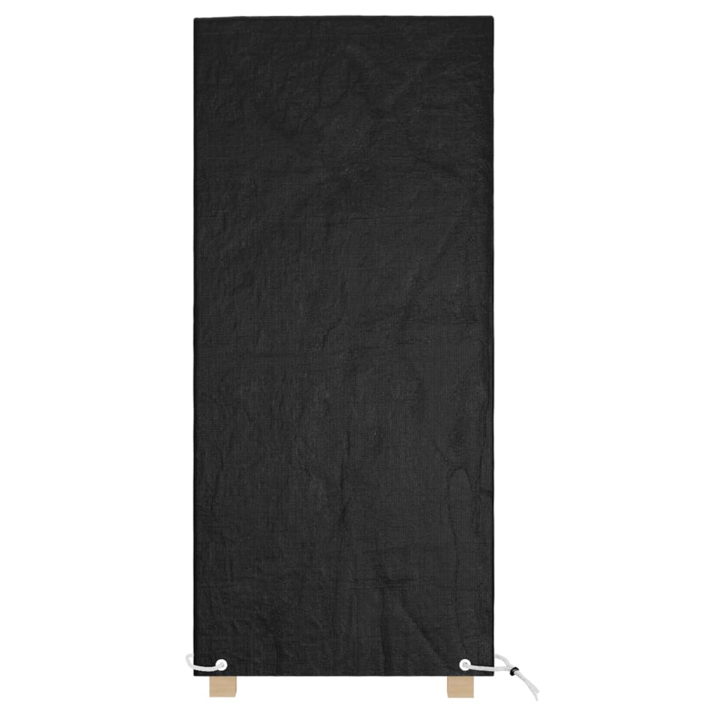 Capas cadeiras jardim 2 pcs 8 ilhós 75x70x140 cm polietileno
