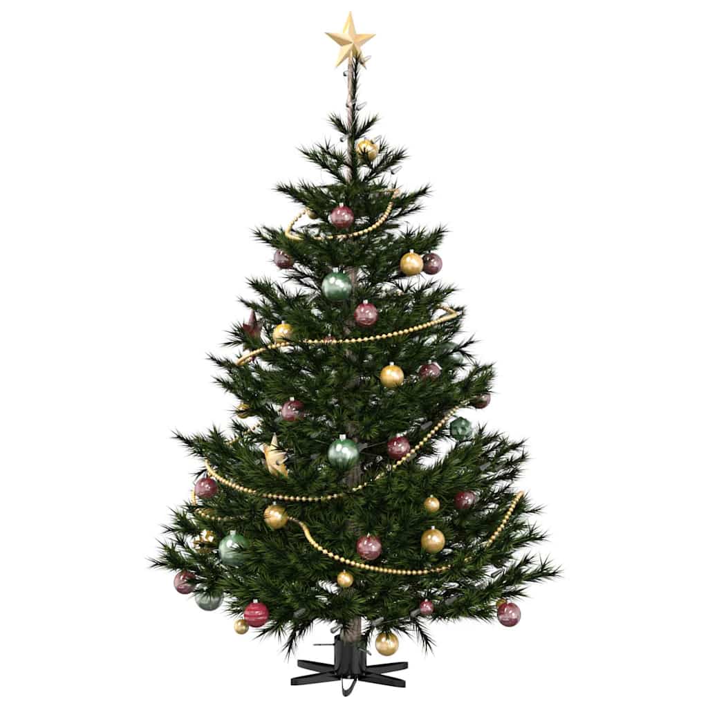 Suporte para árvore de natal 1.73 preto 50 x 50 x 15,5 cm aço