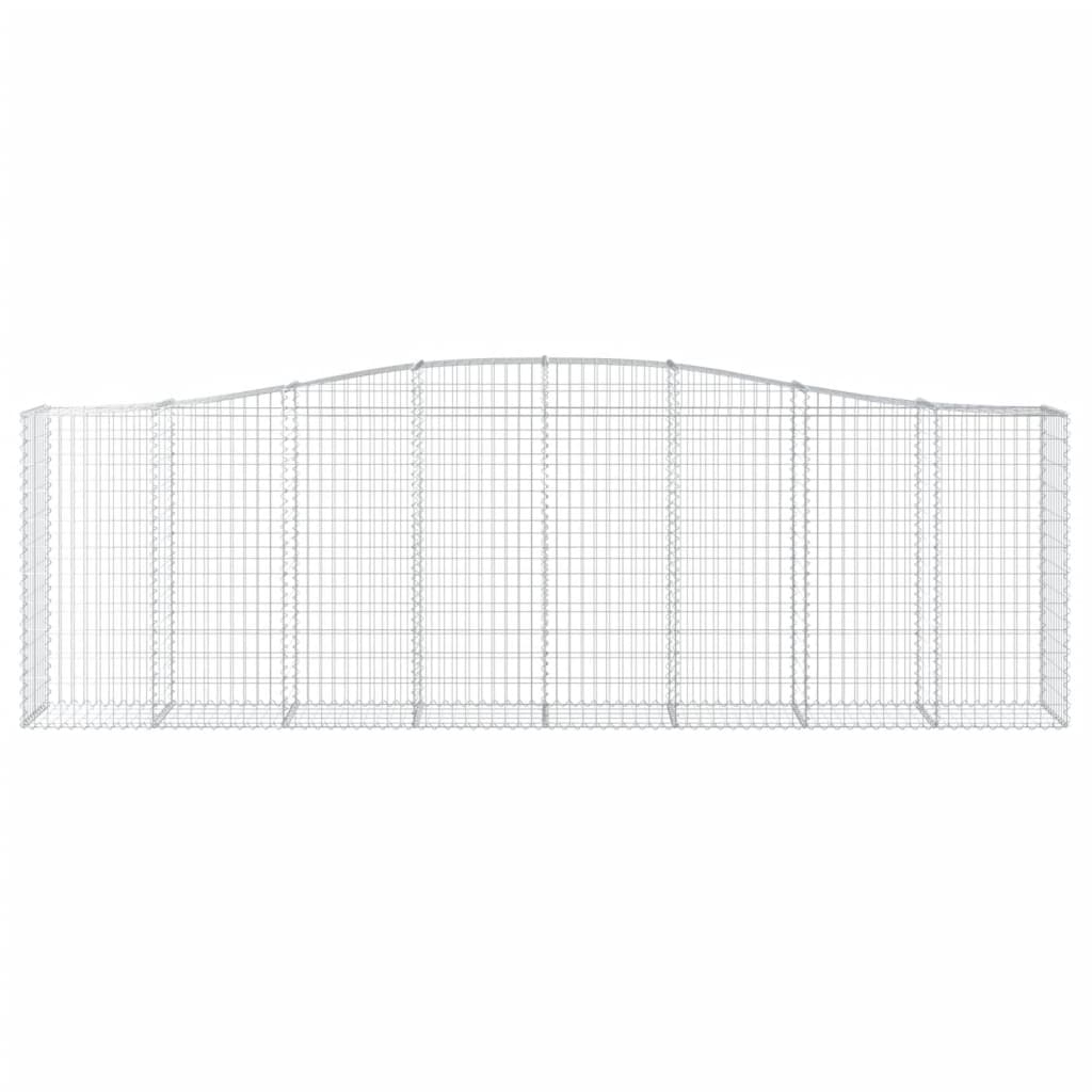 Cestos gabião arqueados 5pcs 400x50x120/140cm ferro galvanizado