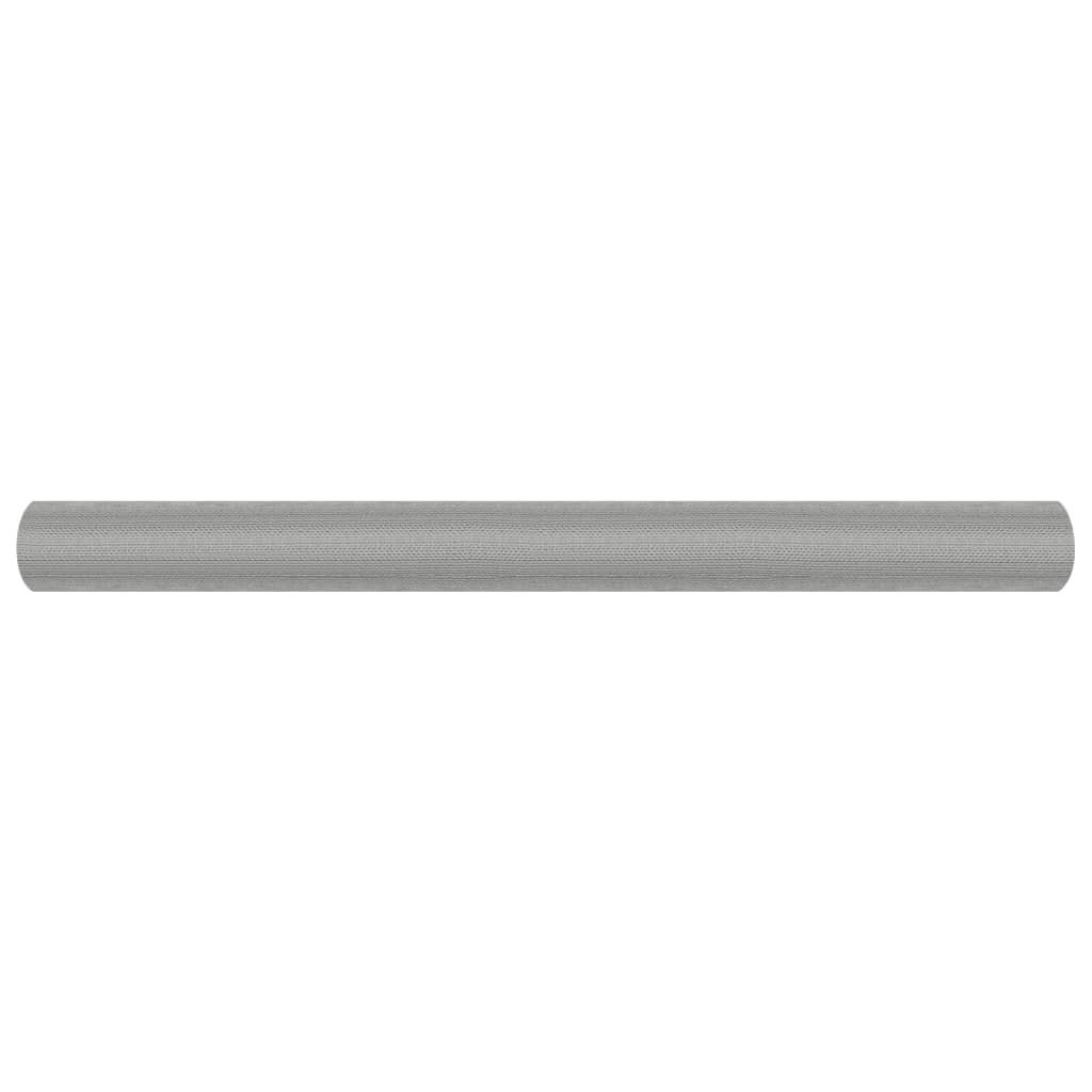 Rede de malha 112x500 cm aço inoxidável prateado
