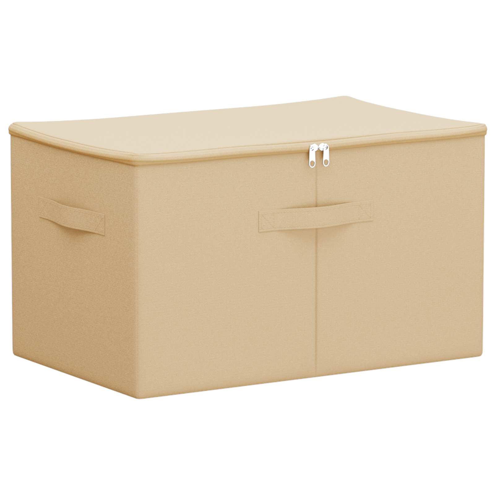 Caixa de armazenamento 24 unid. tecido não tecido 90,3 l creme
