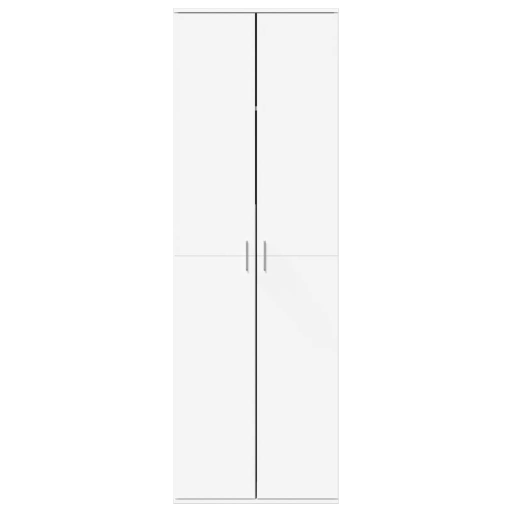 Aparador alto 60x35x180 cm derivados de madeira branco