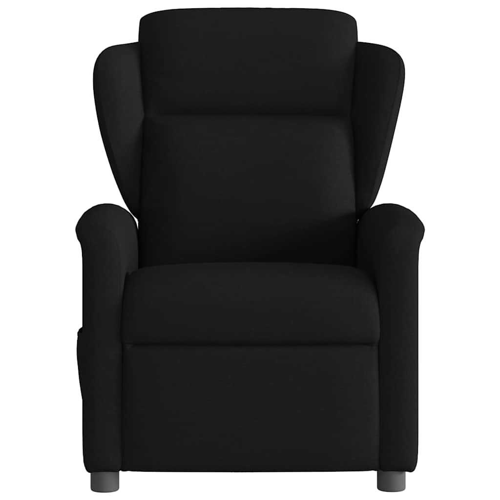 Poltrona reclinável tecido preto