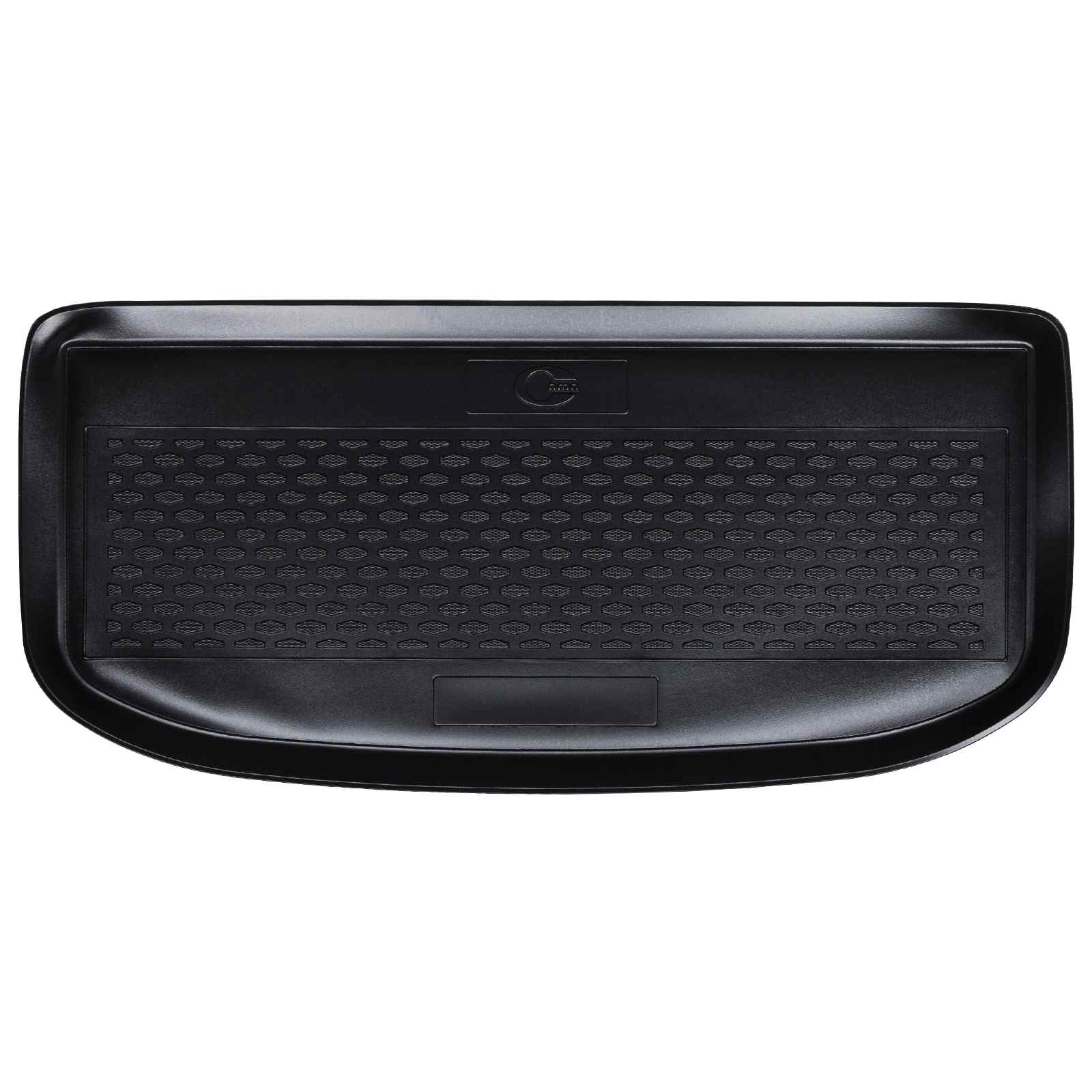 Tapete de porta-malas preto adequado para vw up 2012- borracha