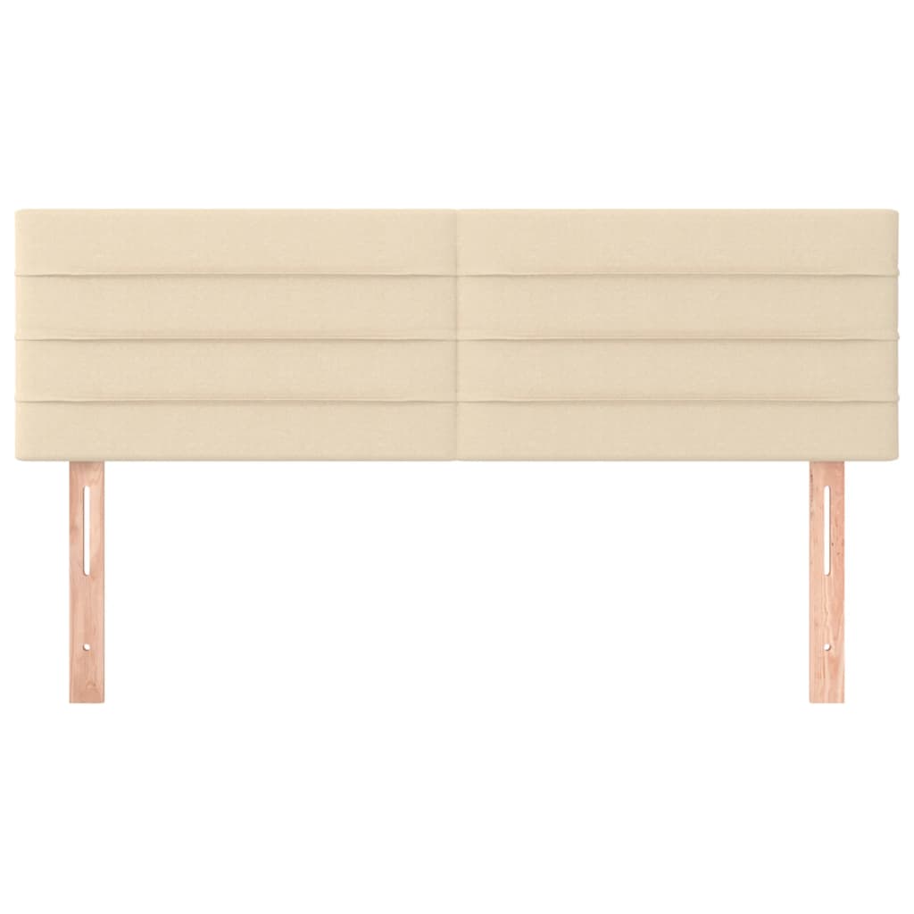 Cabeceiras creme 144x5x78/88 cm tecido