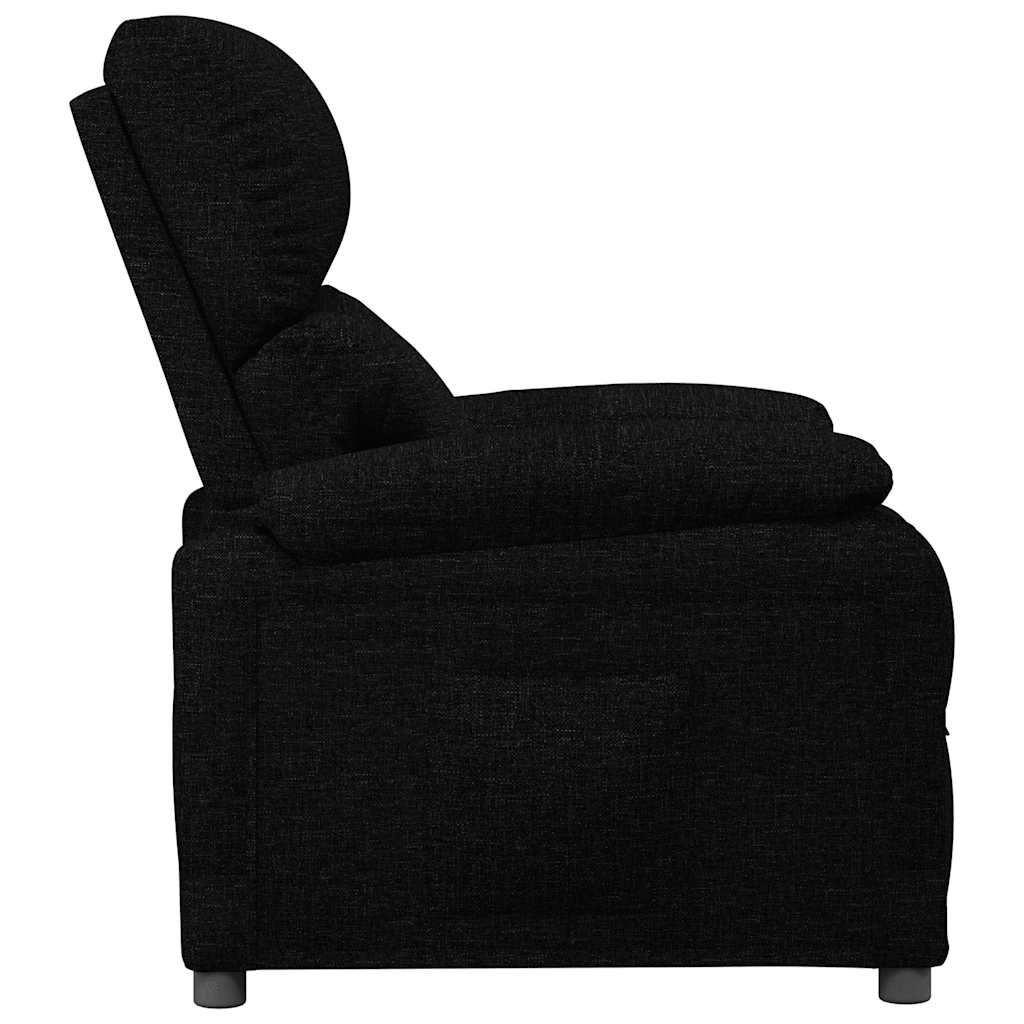Poltrona reclinável tecido preto