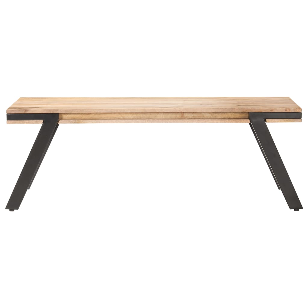 Mesa de centro 114x65x40 cm madeira de mangueira maciça