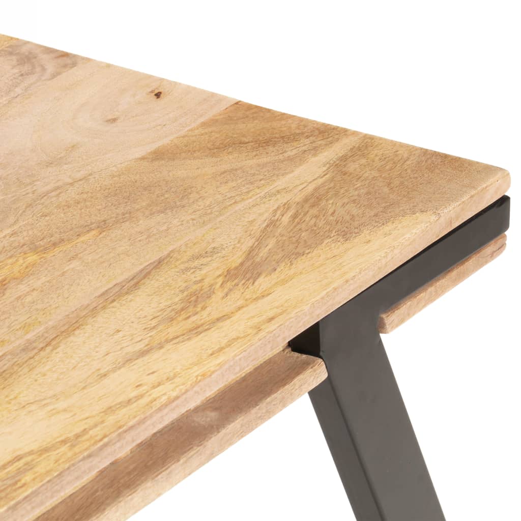 Mesa de centro 114x65x40 cm madeira de mangueira maciça