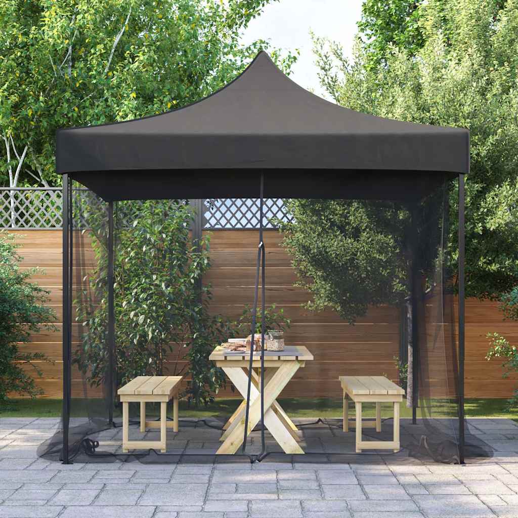 Rede mosquiteira para gazebo retangular 220 mesh preto