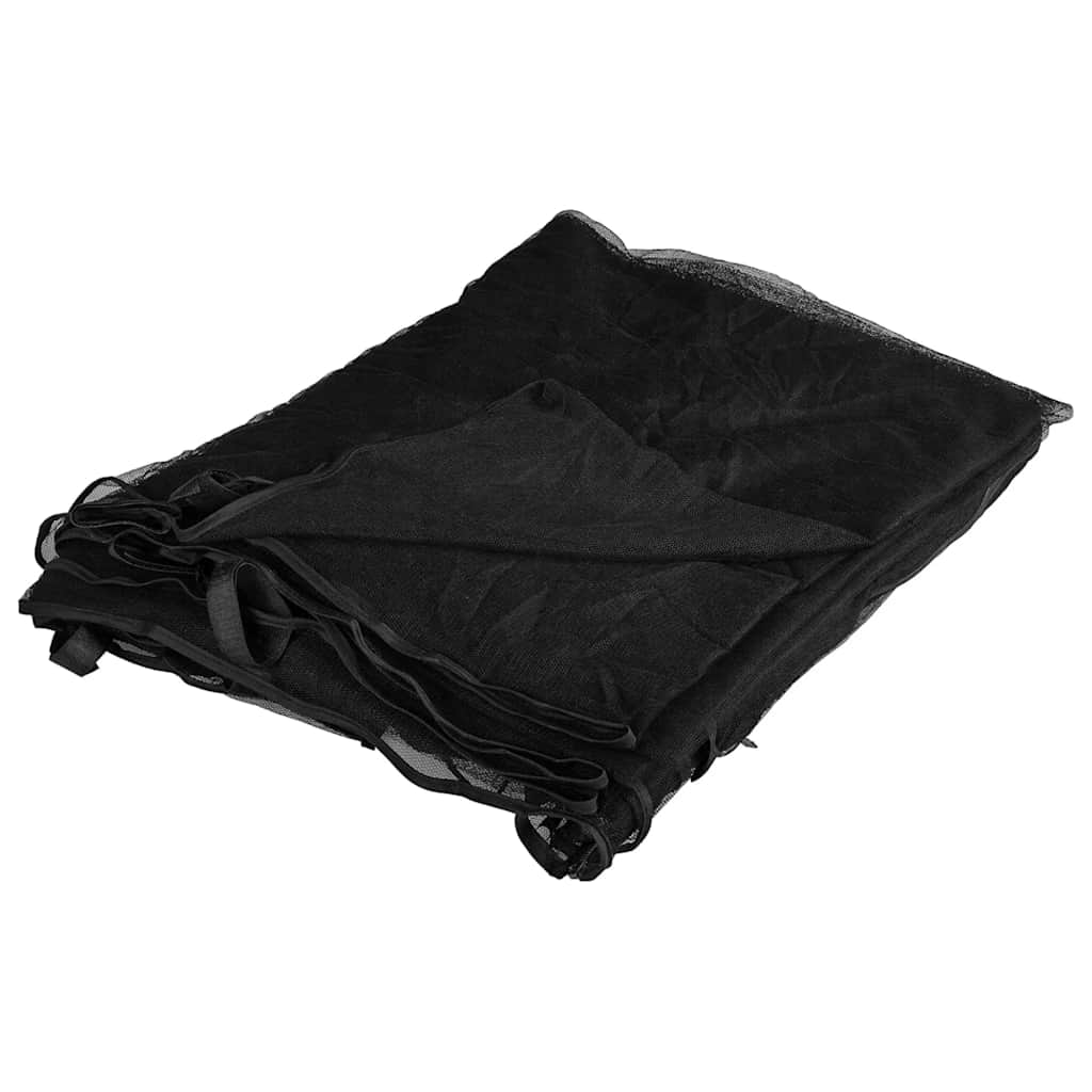 Rede mosquiteira para gazebo retangular 220 mesh preto