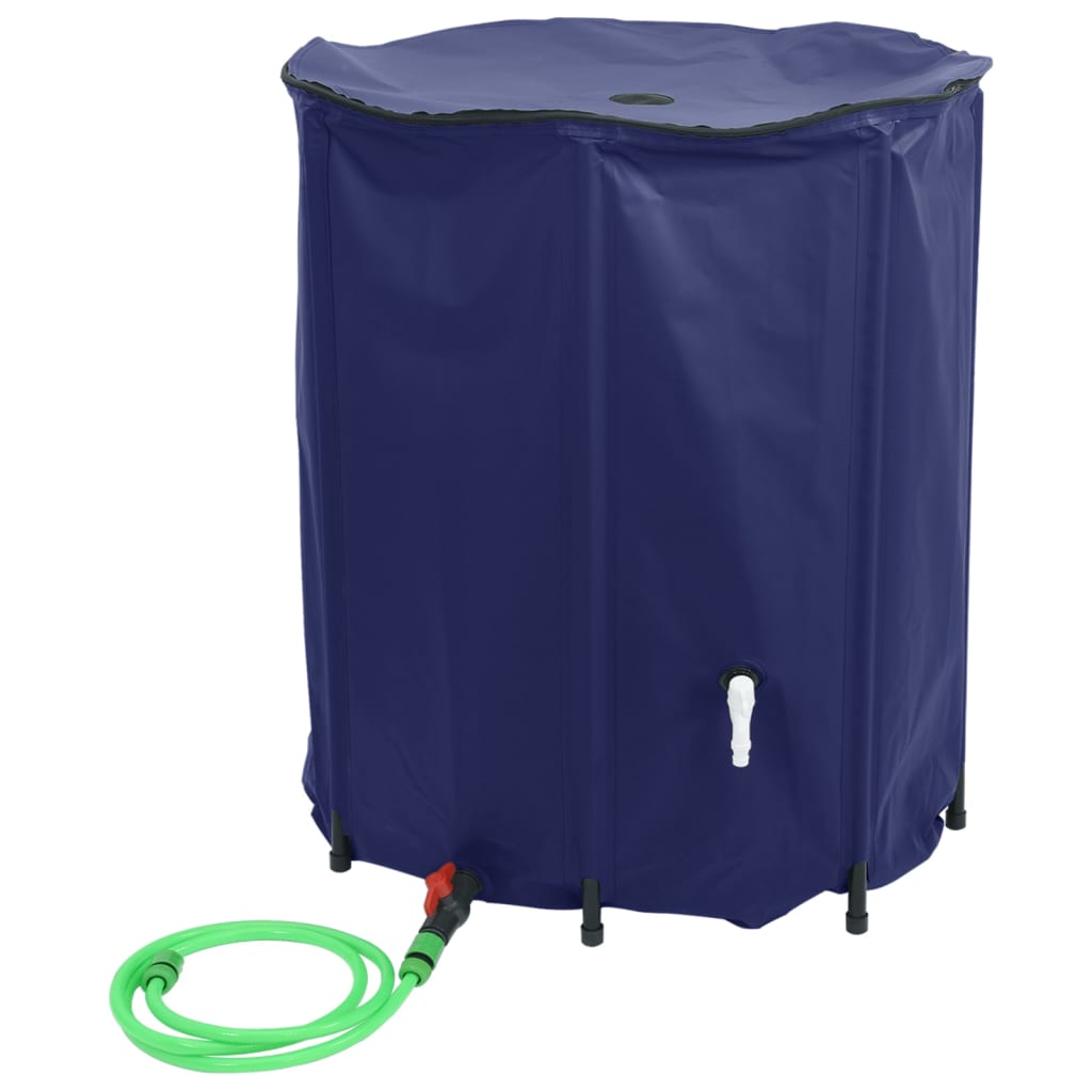 Depósito de água dobrável com torneira 1250 l PVC