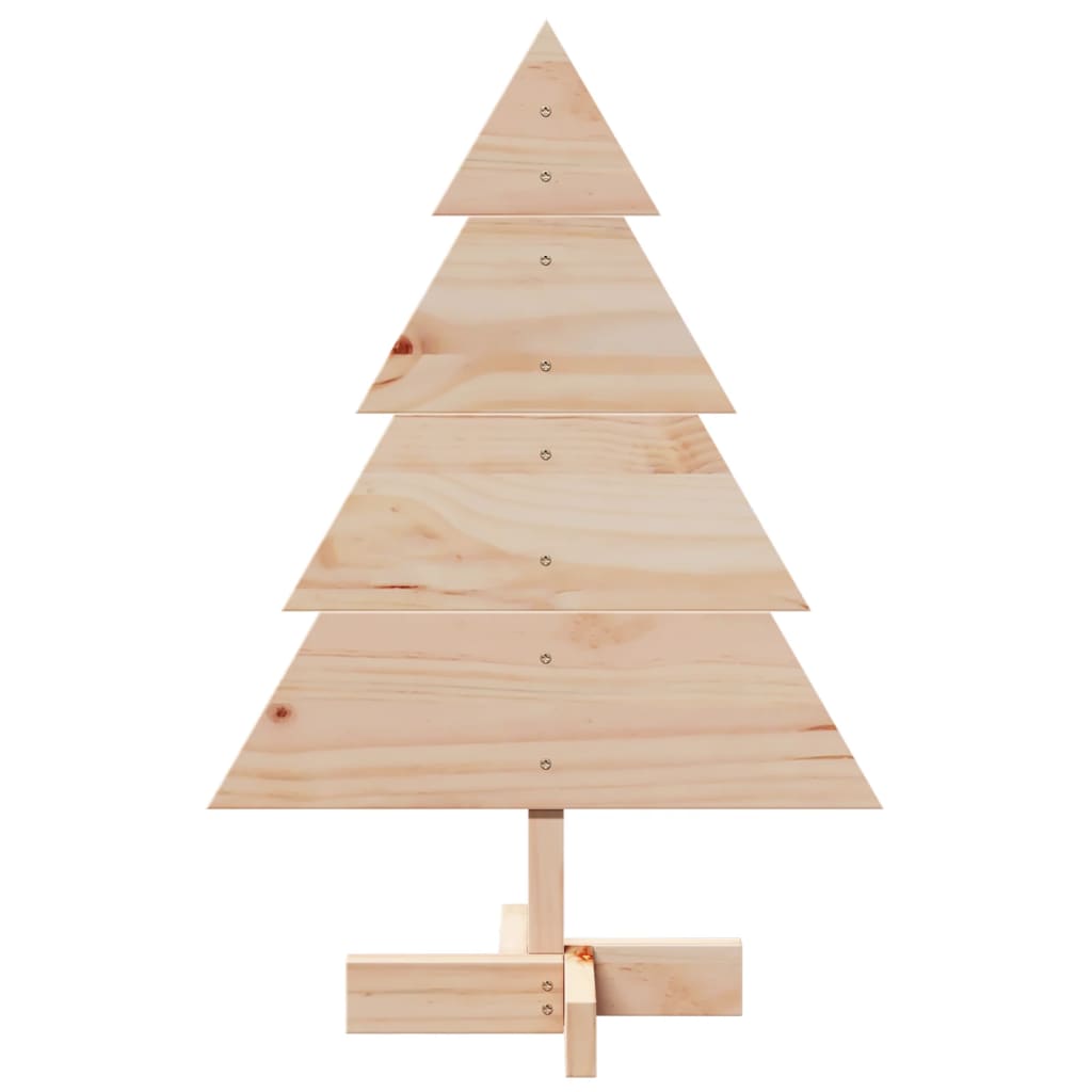 Árvore de natal em madeira decorativa 70 cm madeira maciça