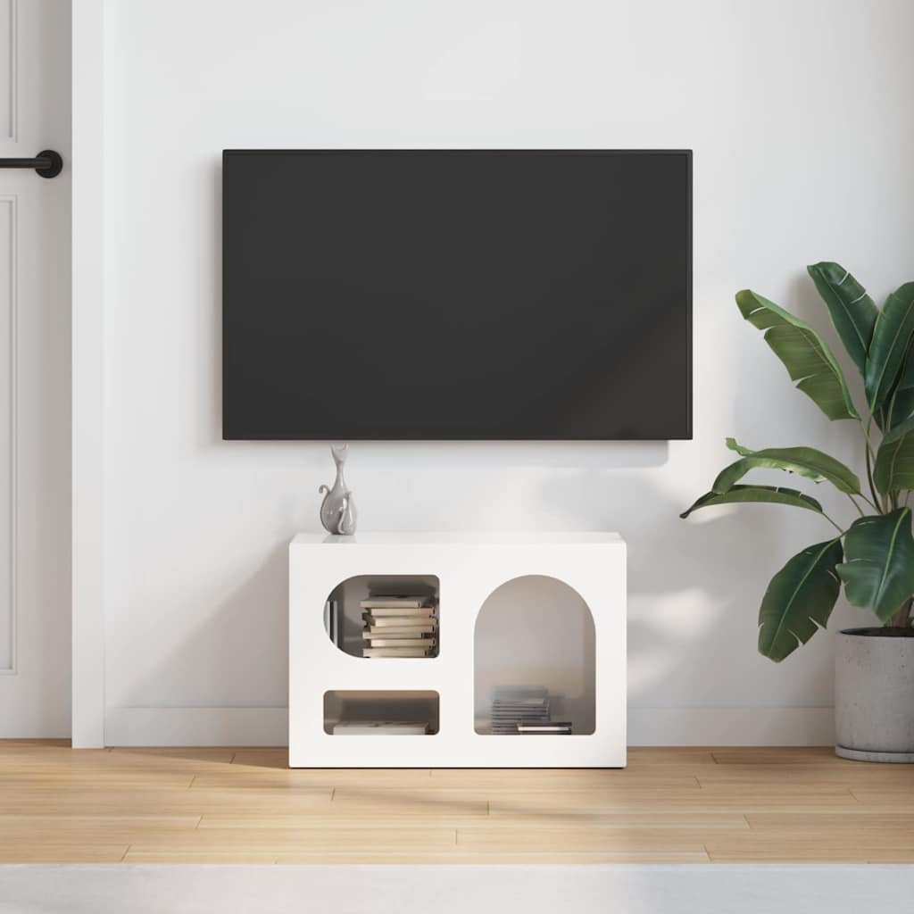 Gabinete para TV elst 60 x 35 x 40 cm branco brilhante