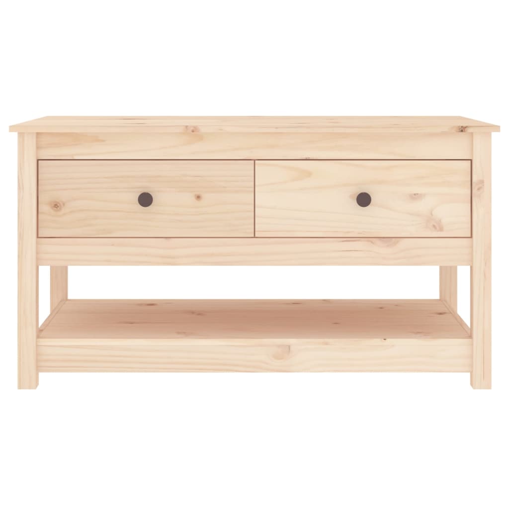 Mesa de centro 102x49x55 cm pinho maciço
