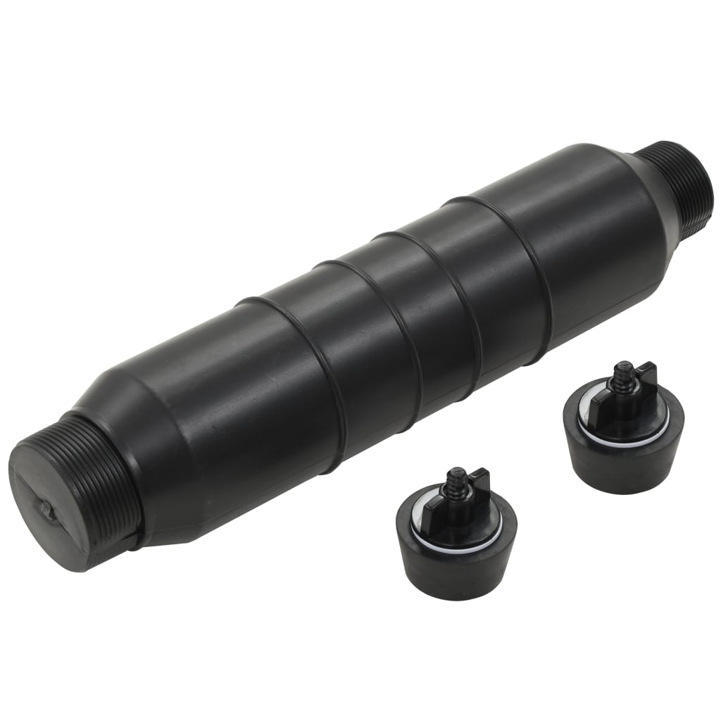 Garrafa gizzmo de inverno para piscina com 2 bujões pead