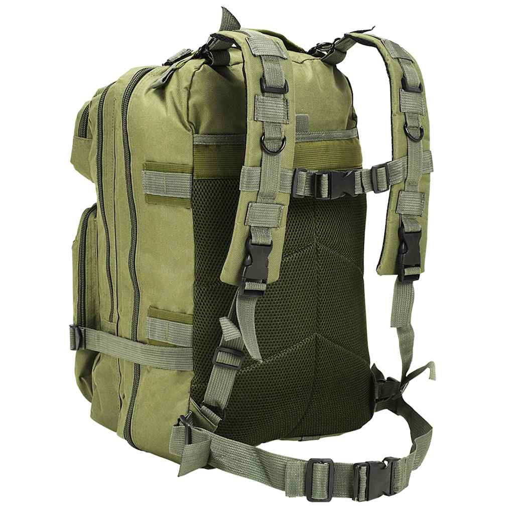 Mochila estilo exército 50 l verde azeitona