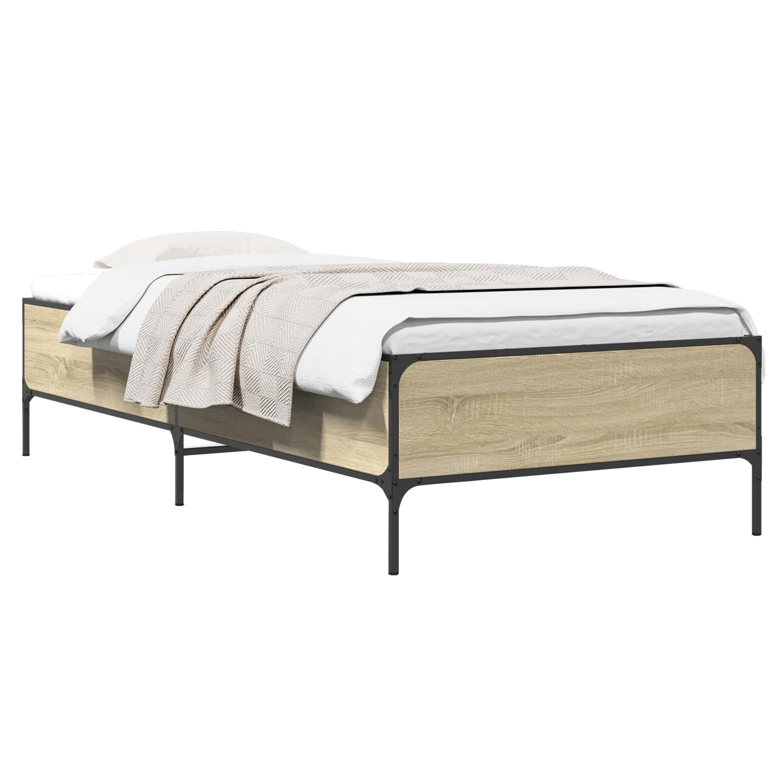 Estrutura da cama carvalho sonoma 80 x 200 cm