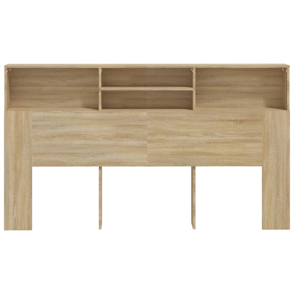 Armário de cabeceira 180x19x103,5 cm cor carvalho sonoma