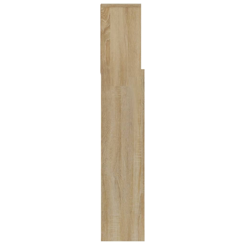Armário de cabeceira 180x19x103,5 cm cor carvalho sonoma