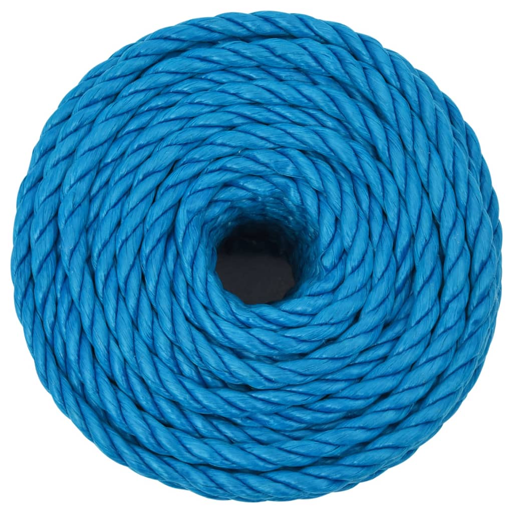 Corda de trabalho 16 mm 25 m polipropileno azul