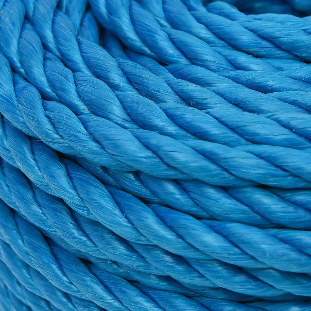 Corda de trabalho 16 mm 25 m polipropileno azul