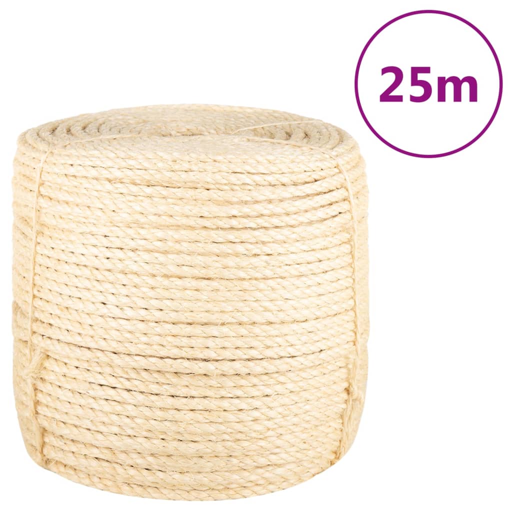 Corda 100% sisal 8 mm 25 m