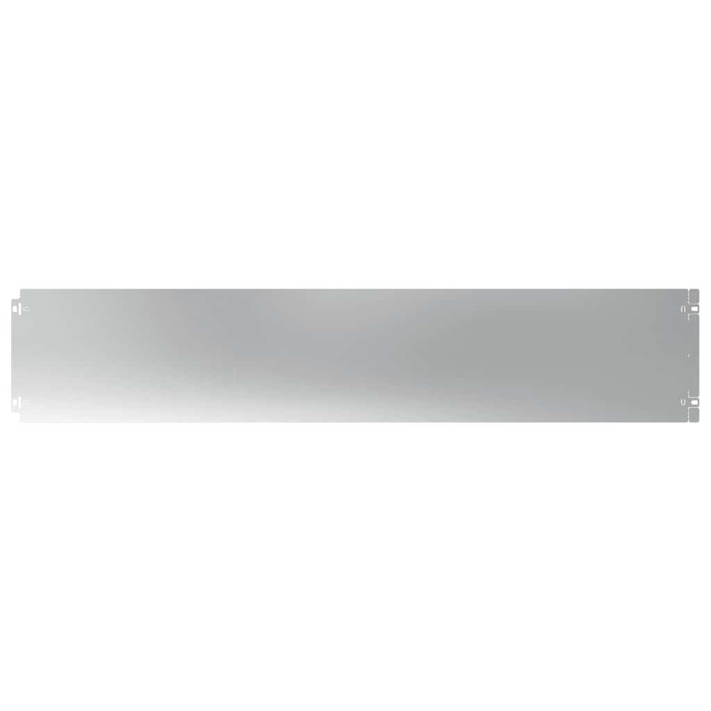 Bordas de relvado 30 unid 20x103 cm aço galvanizado